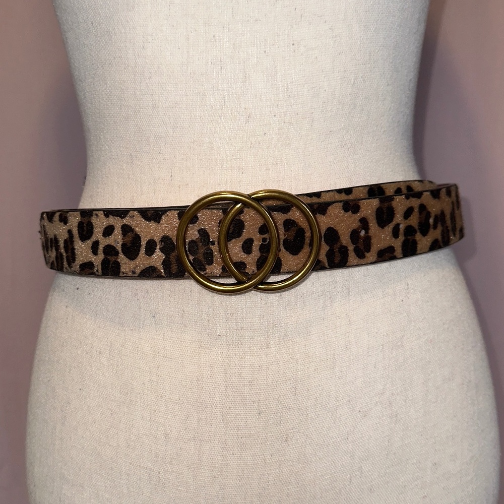 Leopard Print Belt